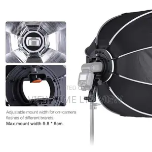 Triopo 65 Cm Portable Speedlight Mount Octagon Umbrella