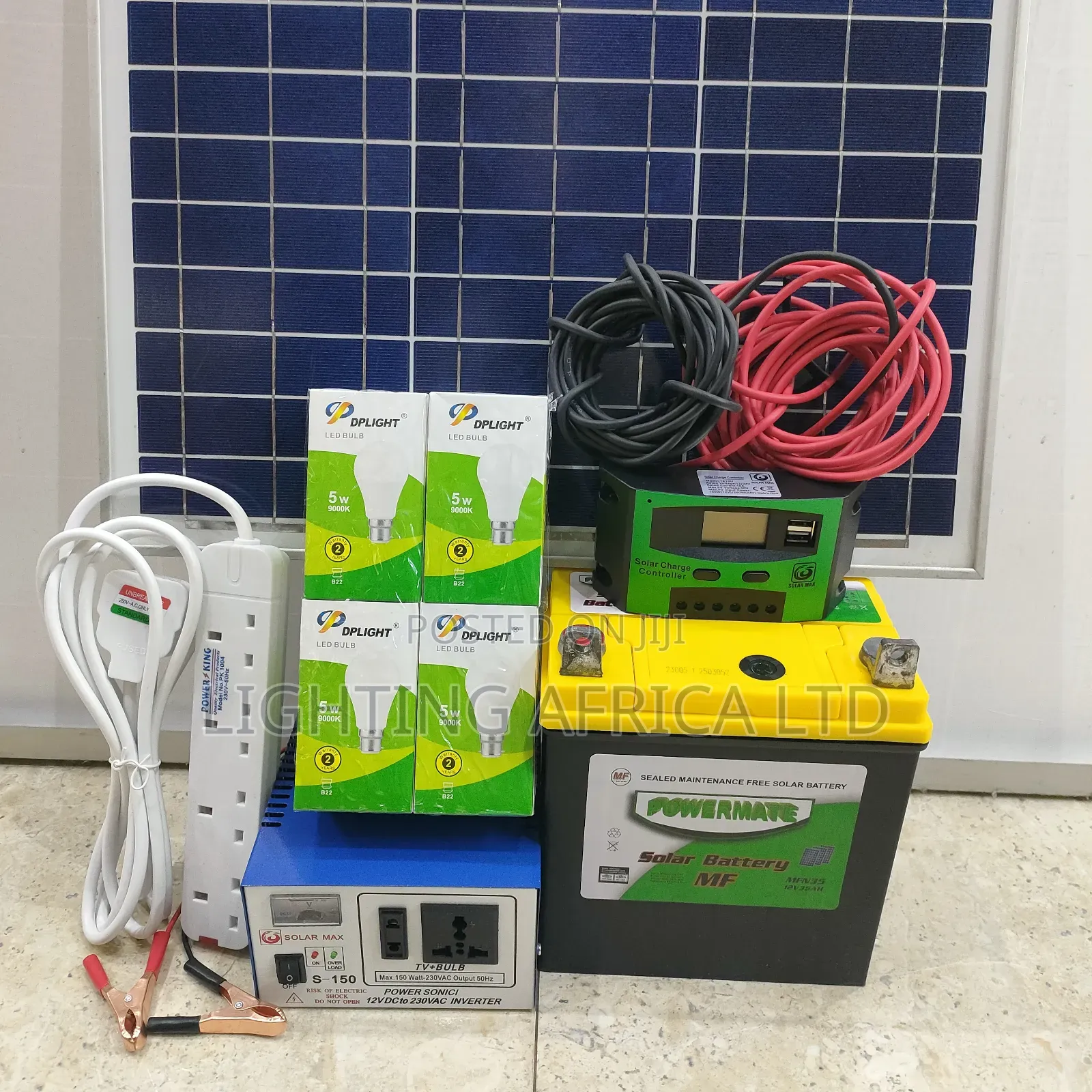 60w Home Solar Kit Complete
