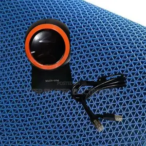 Space Efficient 2d Desktop Round Table Mount Barcode Scanner