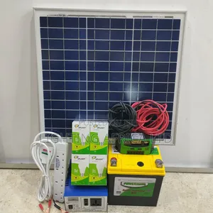 Full Kit 60w Solar + 35ah Battery Mf Lighting Kit