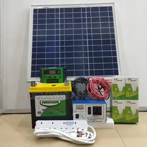 Sun Power 100w Lighting Africa Special Home Kit + 35ah Mf Battery
