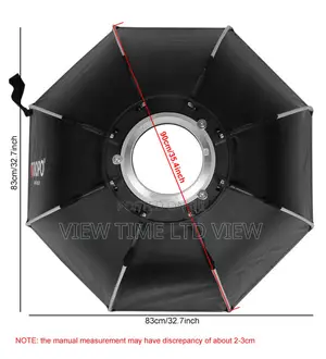 Triopo 90 Cm Portable Photo Bowens Mount Octagon Softbox