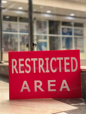 Restricted Area Sign – Cctv In Operation