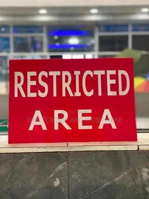 Restricted Area Sign – No Entry Without Ppe