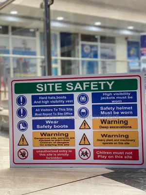 Site Safety Sign – No Entry Without Ppe Bold Pvc Board