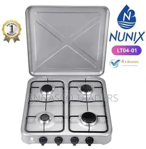 Nunix Table Top Cooker 3 Gas + 1 Electric Burner