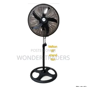 18 Inch Standing Fan Black