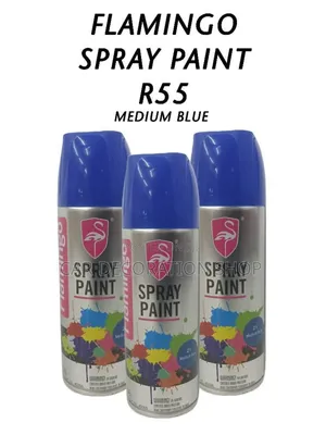 3pc Medium Blue Spray Paint