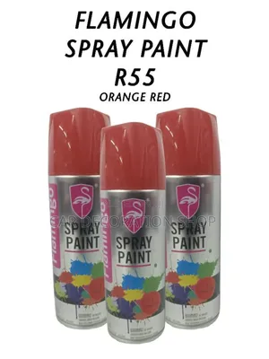 3pc Orange Red Spray Paint