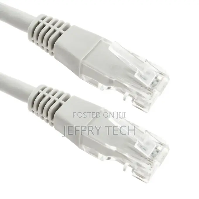 15m Grey Ethernet Rj45 Cat.6 STP Network Cable for Internet