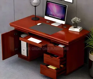 Modern Office Desk With Drawers Hgf6t