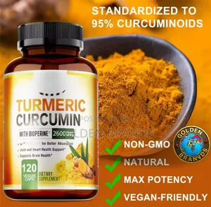 Bioperine Turmeric Curcumin: Joint, Bone Energy Boost