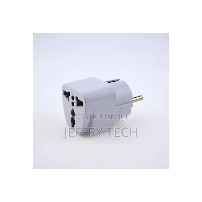 Universal European Multi-Socket Power Adapter