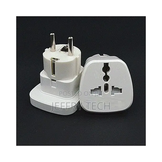 Universal European Multi-Socket Power Adapter