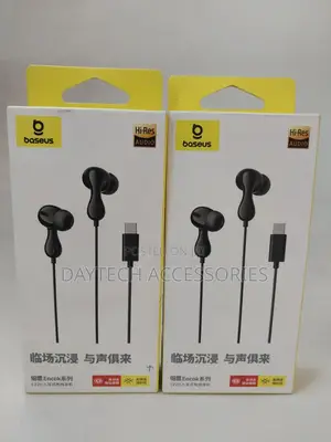 Baseus Wired Earphone Cz20 Typec Earphone for iPhone Samsung