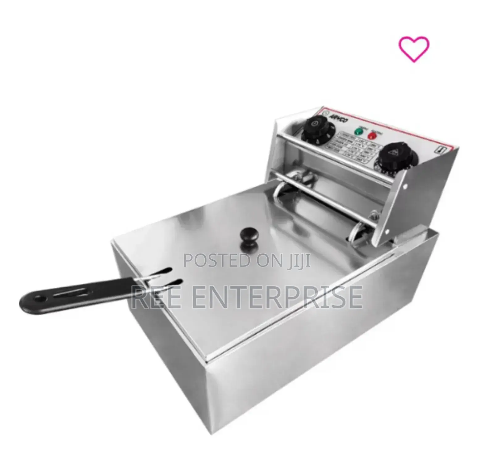 Compact Desig 6 Litres Globalstar Single Deep Fryer