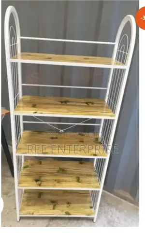 Strong and Sturdy 5 Tier Wooden Imported Shoe Rack