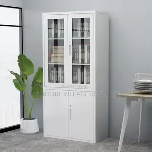 Cabinets: Premium Metallic 2-Door Office Storage Solution