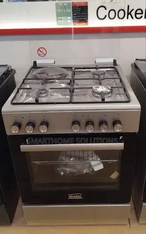 Von Simfer 60*60 Standing 3gas+1 Electric Cooker With Sensor
