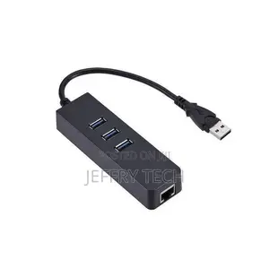 Usb Hub 3 Port 3.0 Usb Hub With Ethernet (Lan