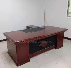 Office Desk: 180cm Wide Single Solid Veneer Executive Desk