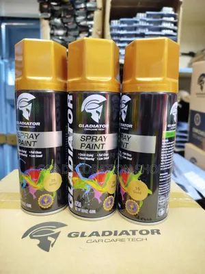3pc Gladiator Gold Spray Paint