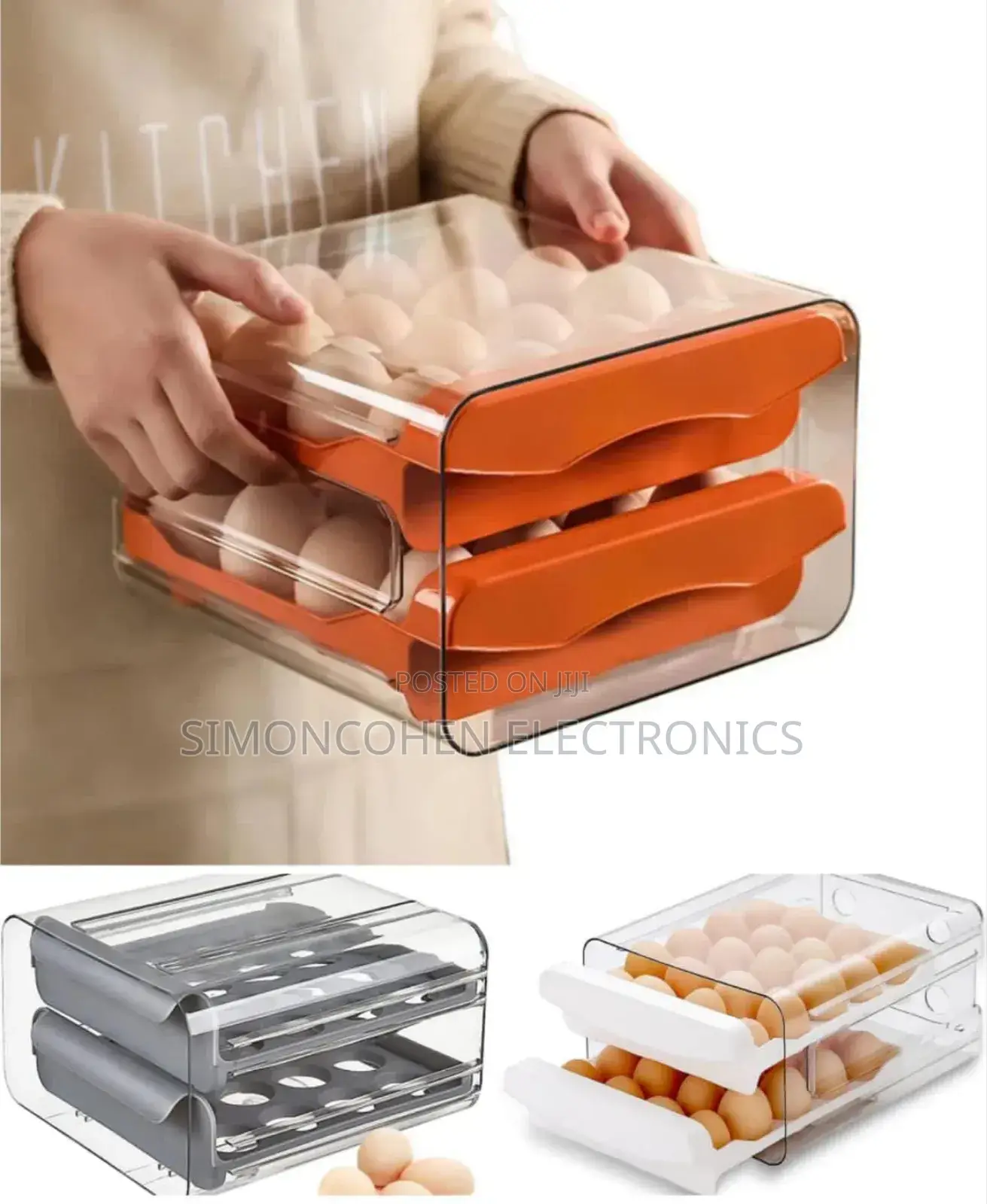 32 Slots Acrylic Egg Storage Box