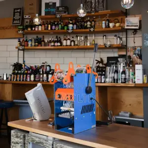 Milk Beverage Cup Sealing Machine for Tea Shop Business