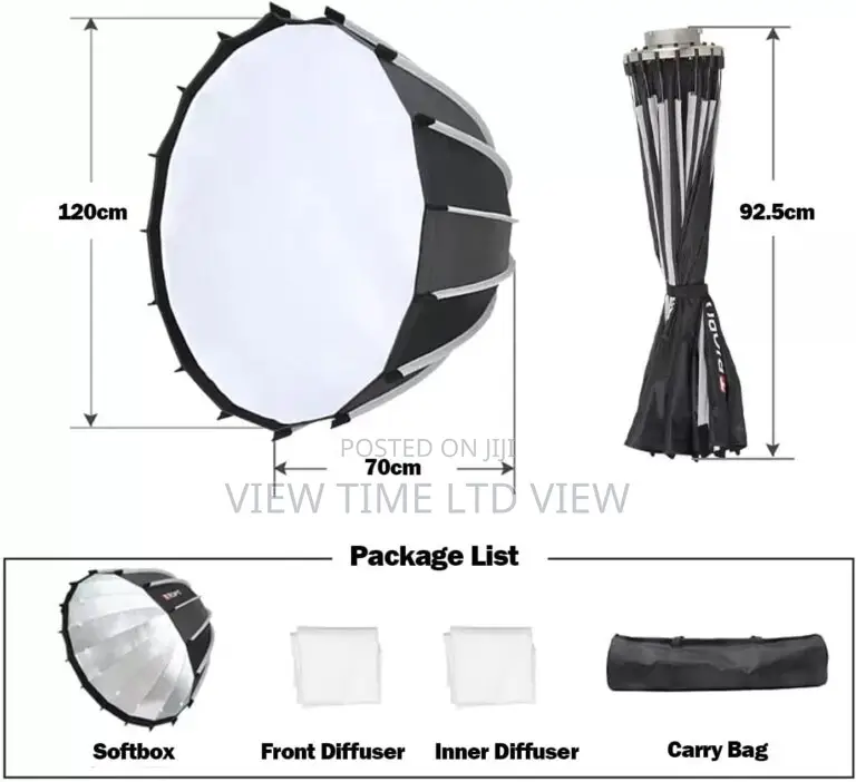 Triopo Kp2 120cm Deep Parabolic Softbox