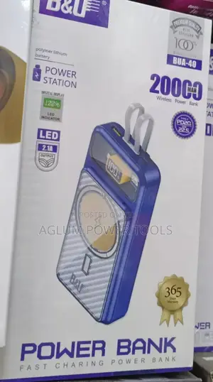 Wireless Charging Power Bank 20000mah