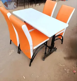 Restaurant Set of a Table and 4 Chairs.