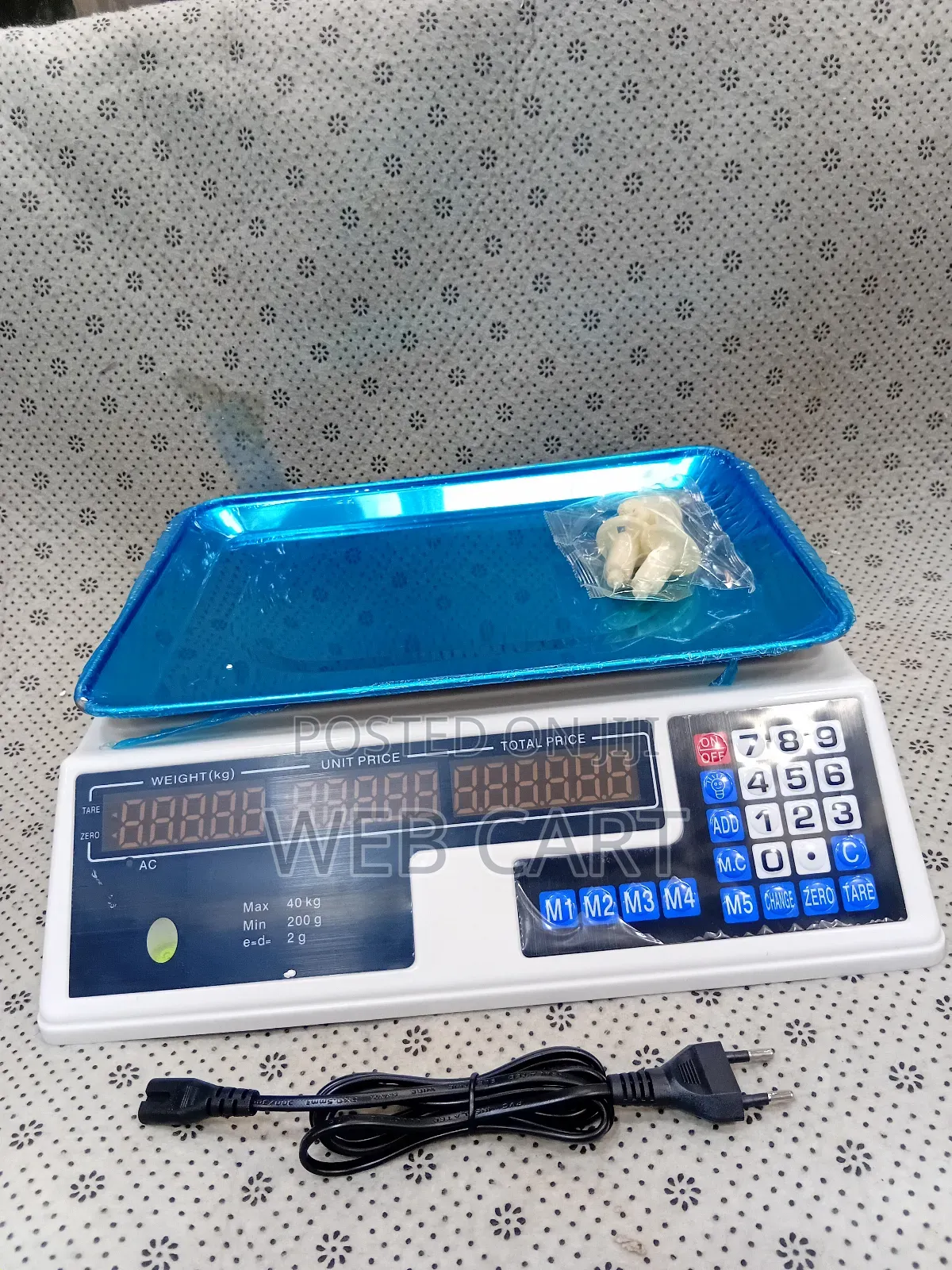 Computing Scale Digital Armless Acs 40kg