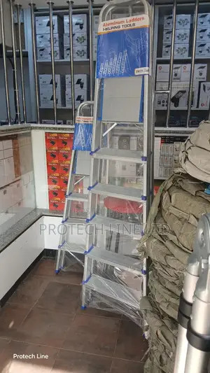 6 Steps Aluminum Foldable Ladder