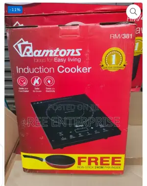 Wide Voltage Ramtons Induction Cooker With Free Pan