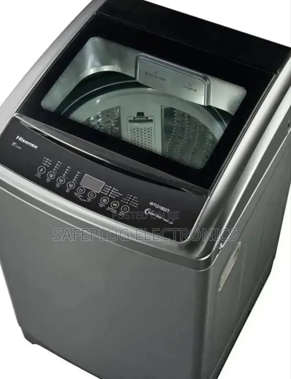 Washing Machine 11kg Hisense(Gray), Top Load Full Automatic
