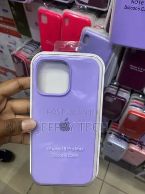 Jetech Liquid Silicone Case for iPhone 16 Pro Max -Purple