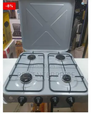 Reliable and Durable Nunix Full Gas 4 Burner Cooker