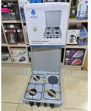 Compact Design Cooker 3 Gas + 1 Electric Burner Stove