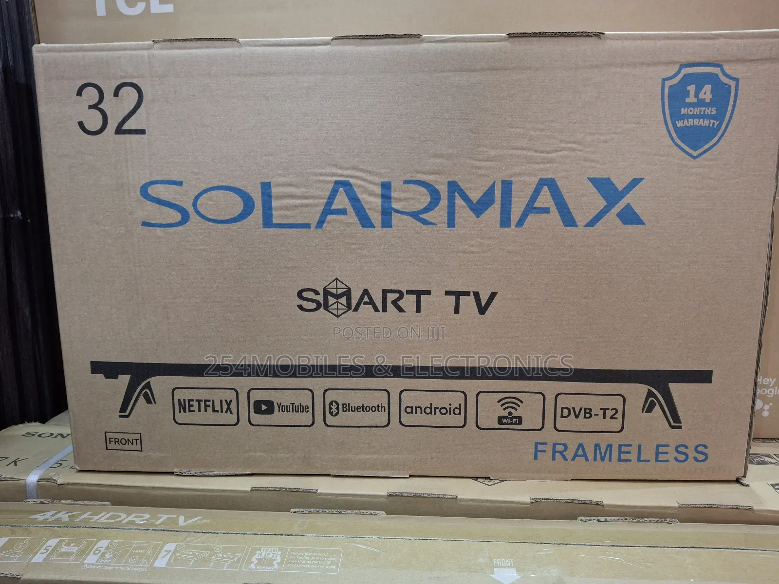 Solarmax 32 Inch Smart Android Tv Frameless With Bluetooth