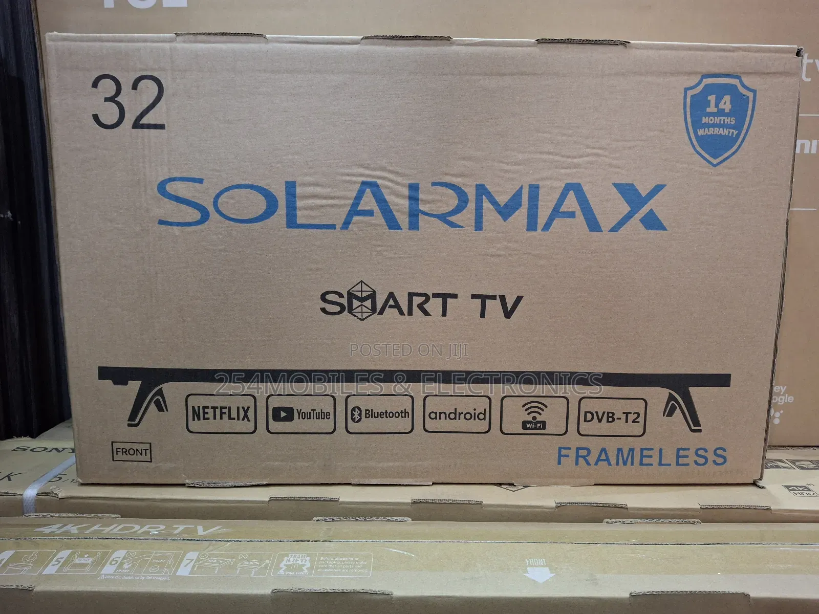 Solarmax 32 Inch Smart Android Tv Frameless With Bluetooth