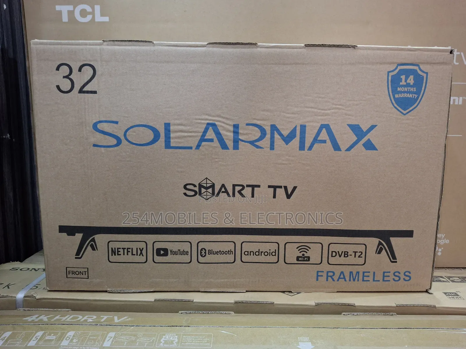 Solarmax 32 Inch Smart Android Tv Frameless With Bluetooth
