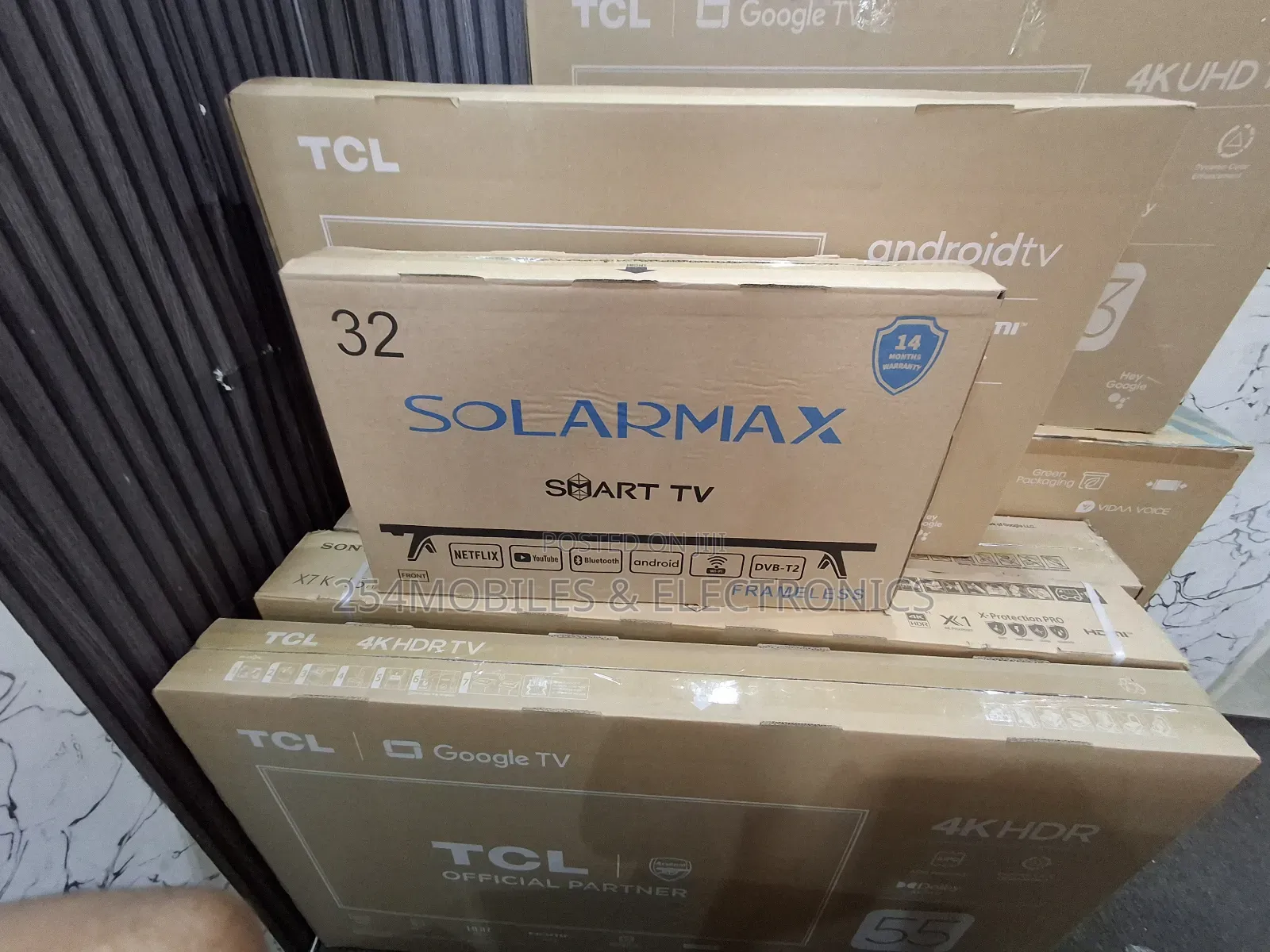 Solarmax 32 Inch Smart Android Tv Frameless With Bluetooth