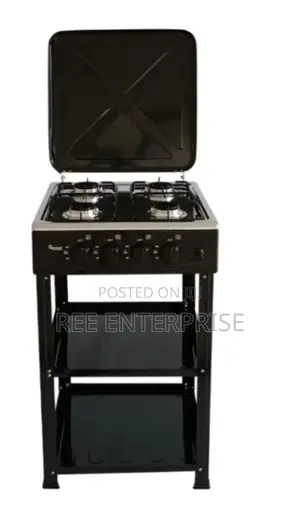 Elegant Ramtons 4 Burner Standing Cooker With Shelf