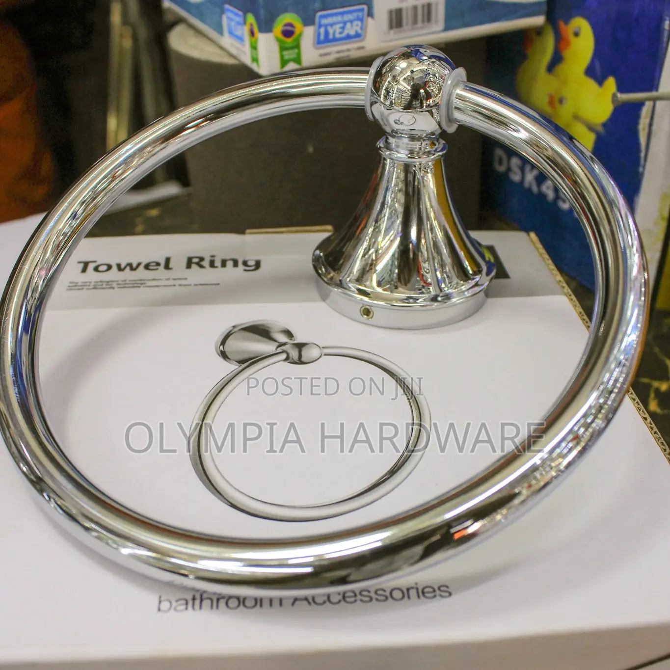 Brimix Towel Rings (Silver