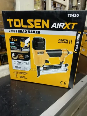 Tolsen 2 in 1 Brad Nailer Gun and Sample Gun
