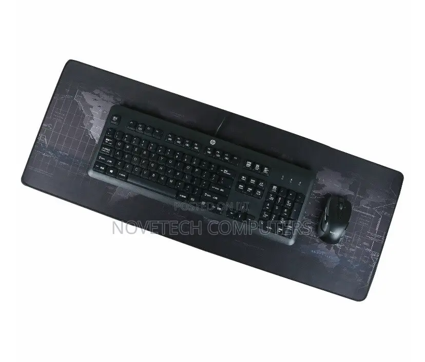 Large Mouse Pad and Keypad 90x40 World Map