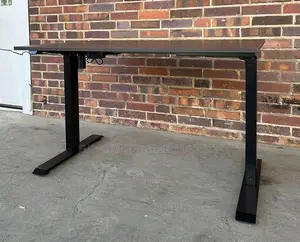 Office Desk:Electric Wood Lift Standing Desk – 140cm Wide