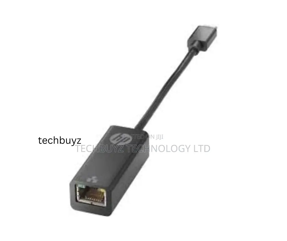 V7w66aa- Hp Usb-C to Rj45 Adapter - Black