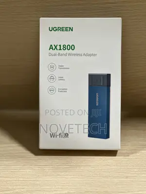 Ugreen Ax1800 Wifi Adapter Wifi6 Dual-Band Pc Laptop