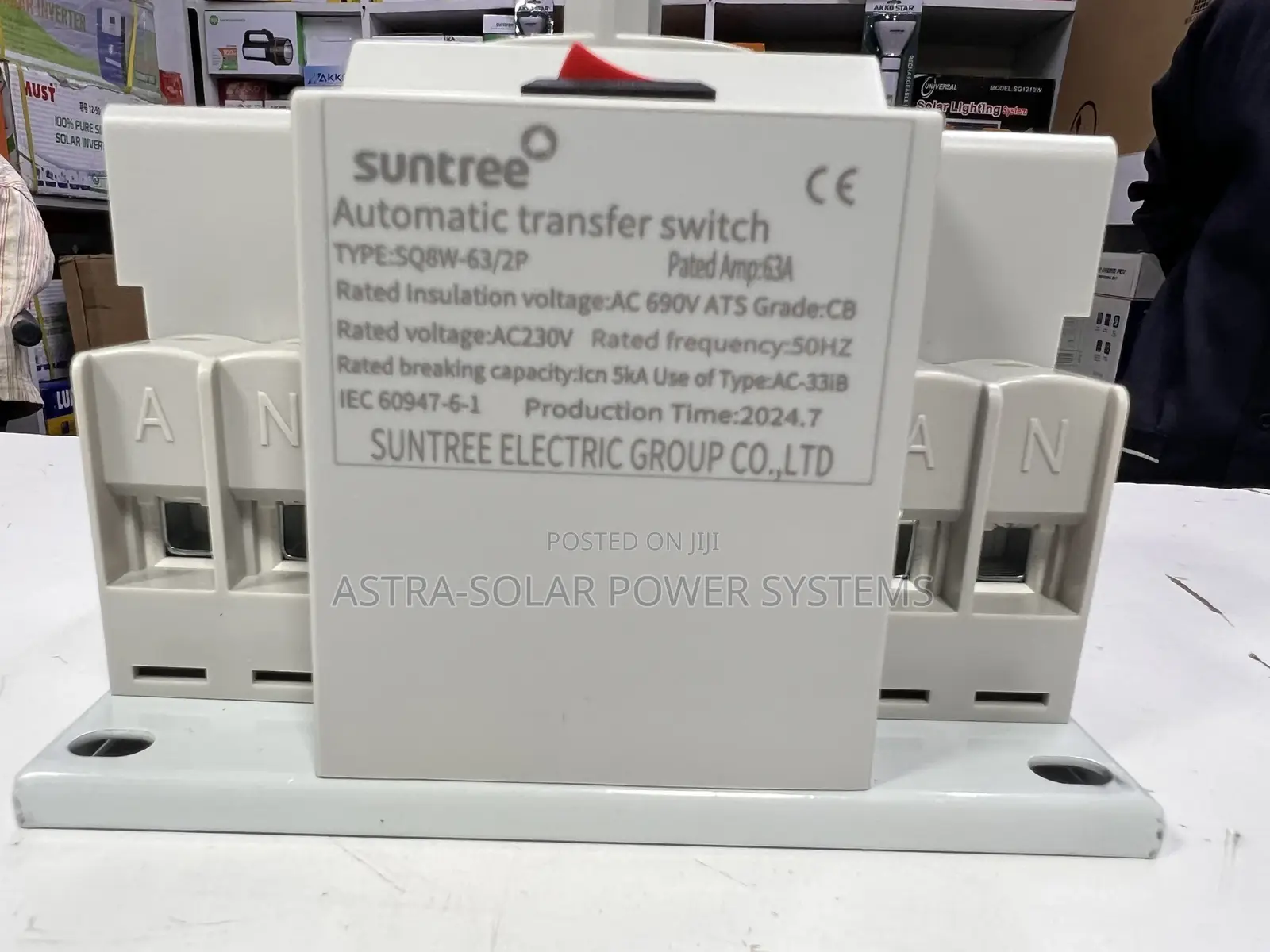 Suntree 63a Single Phase Motorized Ats